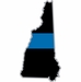 Thin Blue Line New Hampshire State Decal