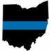 Thin Blue Line Ohio State Decal
