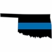 Thin Blue Line Oklahoma State Decal