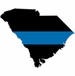 Thin Blue Line South Carolina State Decal