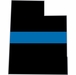 Thin Blue Line Utah State Decal