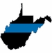 Thin Blue Line West Virginia State Decal