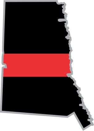 Thin Red Line Connecticut Firefighter Decal