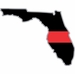 Thin Red Line Florida Firefighter Decal