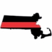 Thin Red Line Massachusetts Firefighter Decal