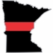 Thin Red Line Minnesota Firefighter Decal