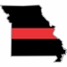 Thin Red Line Missouri Firefighter Decal