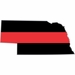 Thin Red Line Nebraska Firefighter Decal
