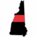 Thin Red Line New Hampshire Firefighter Decal