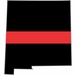 Thin Red Line New Mexico Firefighter Decal