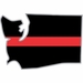Thin Red Line Washington Firefighter Decal