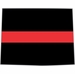 Thin Red Line Wyoming Firefighter Decal