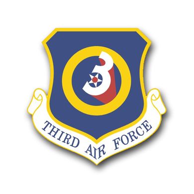 Third Air Force Vinyl Transfer Decal