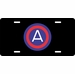 Third U.S. Army License Plate
