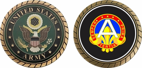 Third U.S. Army Unit Crest Challenge Coin