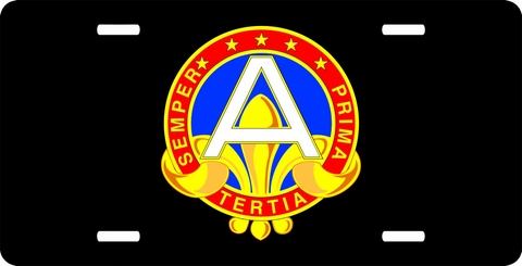 Third U.S. Army Unit Crest  License Plate