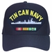 ' Tin Can Navy ' with Destroyer and Vietnam Veteran Ribbons Ball Cap