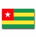 Togo Flag Vinyl Transfer Decal
