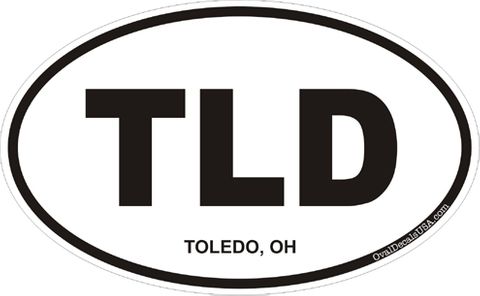 Toledo Ohio Oval Decal
