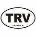 Tom's River New Jersey Oval Decal