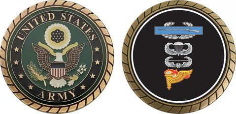 U.S. Army Tower of Power Challenge Coin