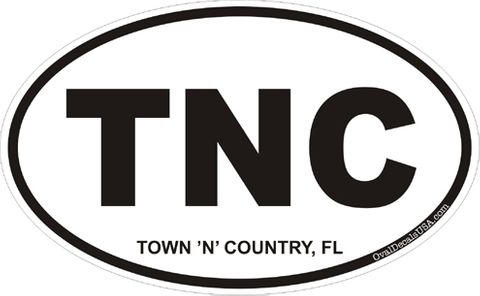 Town N Country Florida Decal