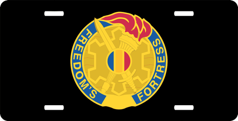 Training and Doctrine Command Unit Crest License Plate
