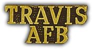 Travis AFB Bar Lapel Pin
