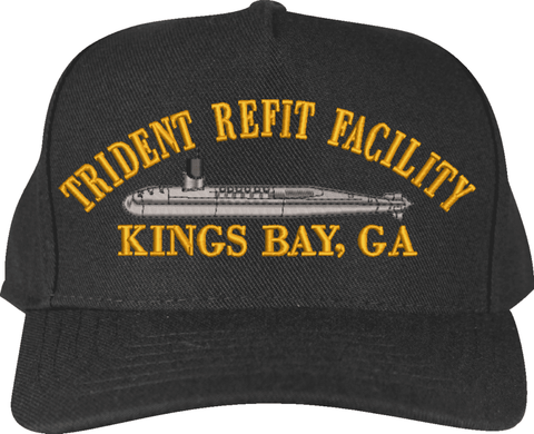Trident Refit Facility Kings Bay Custom Embroidered Cap