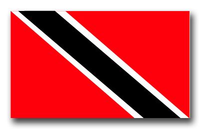 Trinidad & Tobago Flag Vinyl Transfer Decal