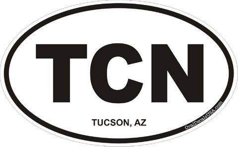 Tucson Arizona Oval Decal