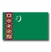 Turkmenistan Flag Vinyl Transfer Decal
