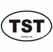 Tustin California Oval Decal