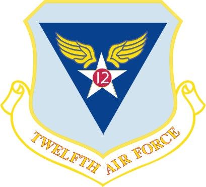 Twelfth Air Force Vinyl Transfer Decal