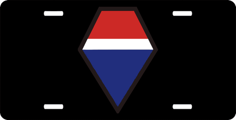 Twelfth U.S. Army License Plate