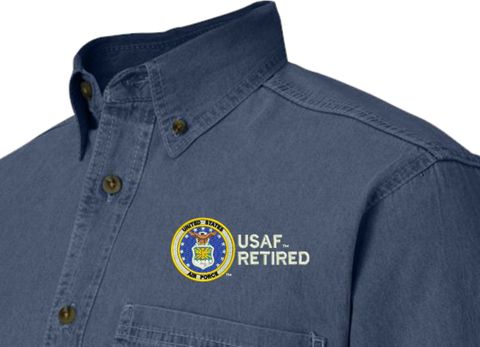 USAF Retired Denim Shirt