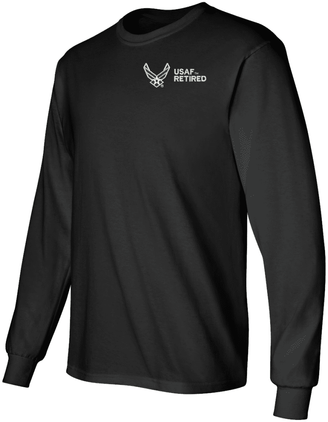 USAF Retired Long Sleeve T-Shirt