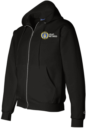 U.S.A.F Retired Full Zip Hoodie