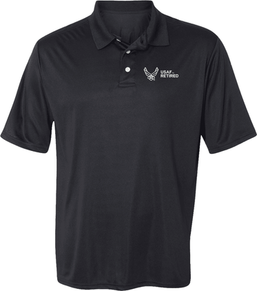 U.S.A.F. Retired Moisture Wicking Polo