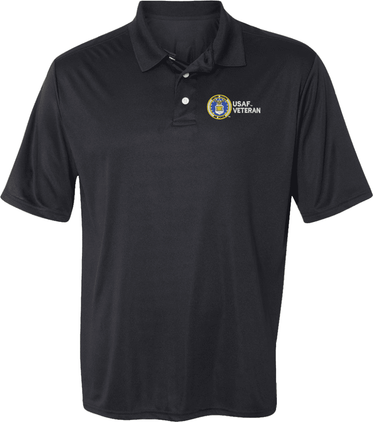 U.S.A.F. Veteran Moisture Wicking Polo