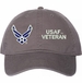 U.S.A.F. Veteran Unstructured Dad Cap