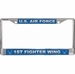 U.S. Air Force 1st Fighter Wing License Plate Frame