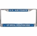 U.S. Air Force 1st Special Operations Wing License Plate Frame