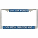 U.S. Air Force 24th Special Operations Wing License Plate Frame