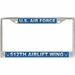 U.S. Air Force 512th Airlift Wing License Plate Frame