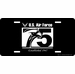 U.S. Air Force 75th Anniversary Logo (Black) License Plate