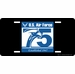 U.S. Air Force 75th Anniversary Logo (Blue) License Plate