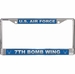 U.S. Air Force 7th Bomb Wing License Plate Frame