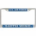 U.S. Air Force 940th Wing License Plate Frame