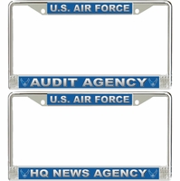 U.S. Air Force Agencies License Plate Frames Thumbnail Illustration